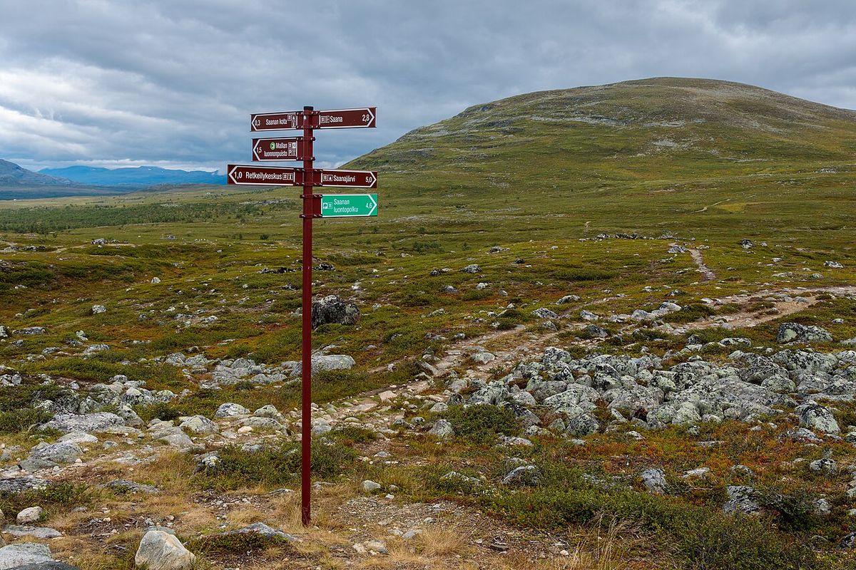 Viitta Saanan juurella Kilpisjärvellä